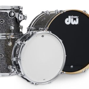 DW DEKTFP04 Acoustic/Electronic Convertible 4-Piece Drum Kit White Marine Pearl - Image 1
