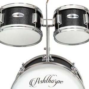 5-Piece Complete Junior Drum Set with Genuine Brass Cymbals - Advanced Beginner - Image 4