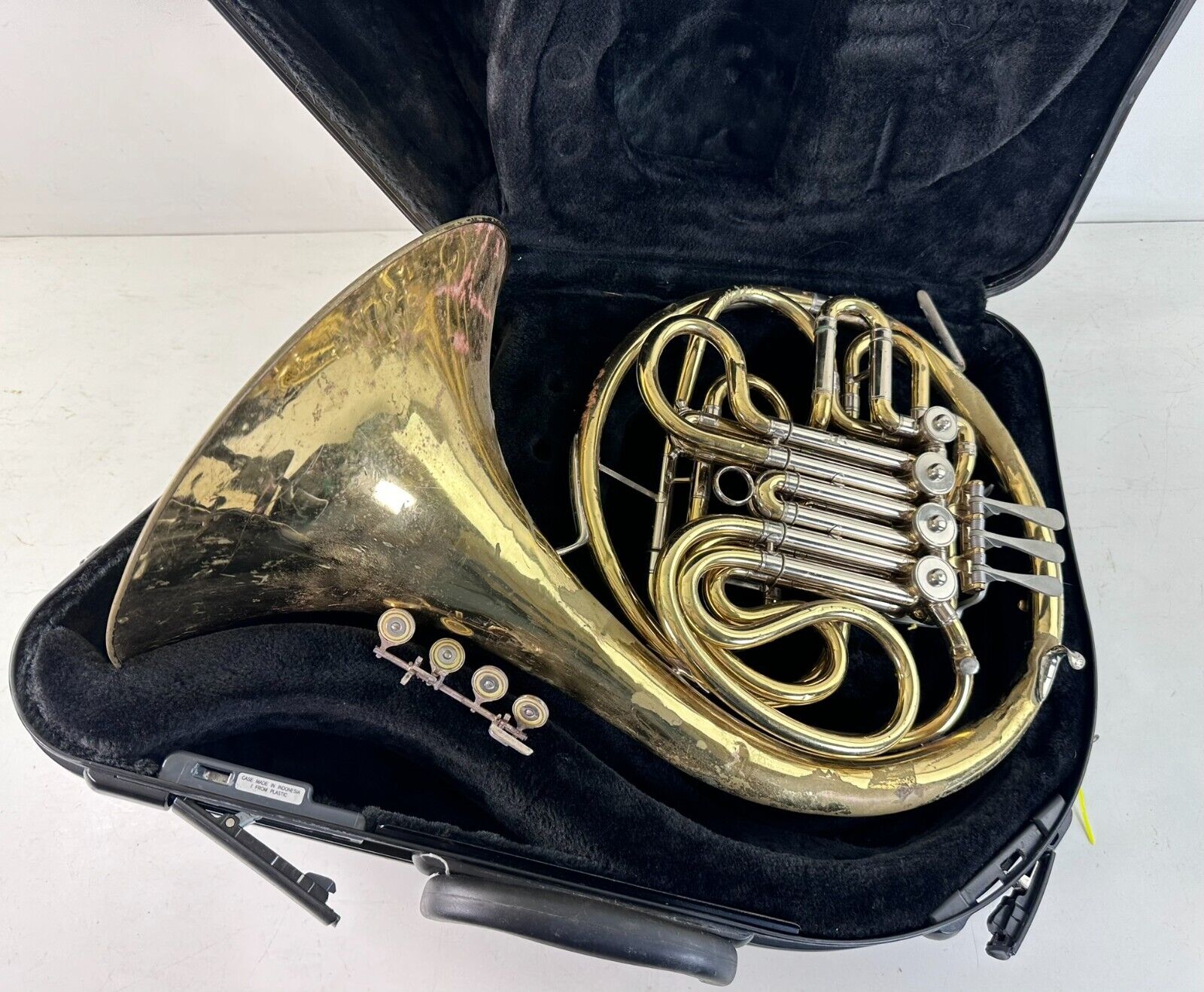 Conn French Horn Needs TLC Repair USA Hard Case 4