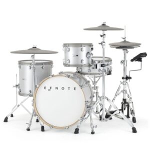 EFNOTE EFNOTE7 4-Piece Acoustic Designed Electronic Drum Set - White Sparkle - Image 2