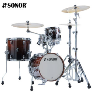 Sonor AQ2 MARTINI Maple 4 Piece Drum Set Shell Pack - Brown Fade Lacquer - Image 1