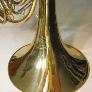 JUPITER JHR-852 DOUBLE FRENCH HORN BRASS WORKING GOOD W/DENTS CASE MOUTHPIECE - Image 16