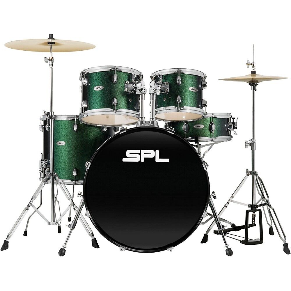 Sound Percussion Labs 5PC Unity II All In One Drum Set Pine Green Glitter 4