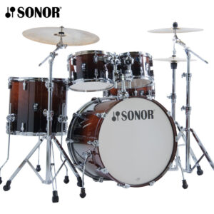 Sonor AQ2 Series 4 Piece 22" STAGE Drum Shell Pack Brown Fade AQ2-STAGEWMCBRF - Image 1