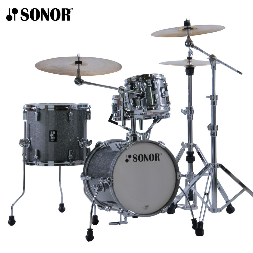 NEW Sonor AQ2 MARTINI Maple 4 Piece Drum Set Shell Pack – Titanium Quartz 1