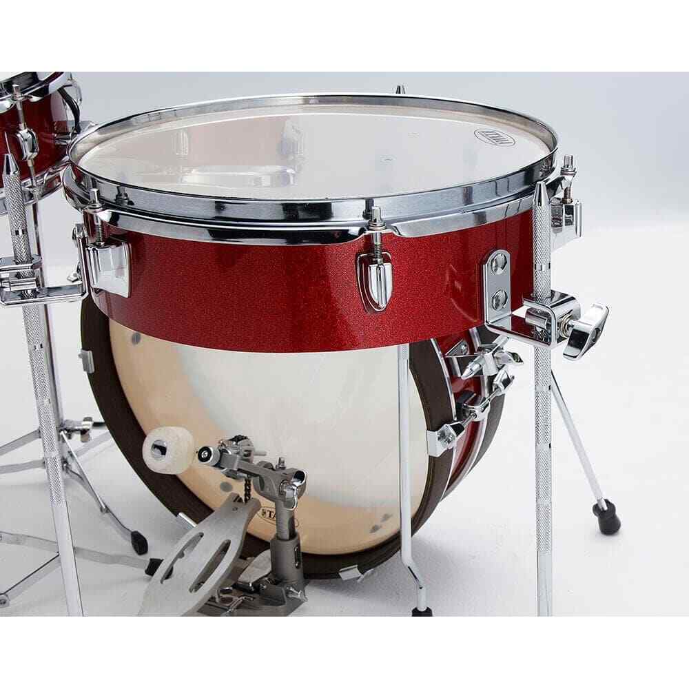 Pearl Midtown 4-Piece Complete Drum Set Matte Red 2