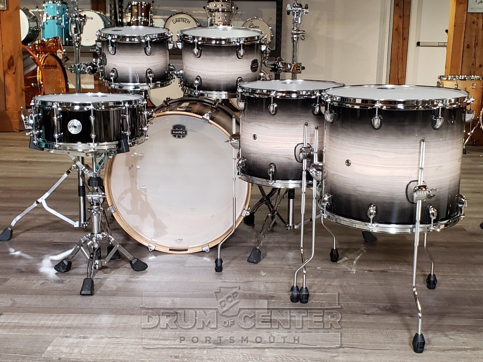 Mapex Armory Series 6pc Studioease Drum Set Black Burst – DCP Exclusive! 2