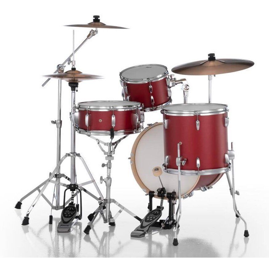 Pearl Midtown 4pc Drum Set Matte Red w/Hardware 2