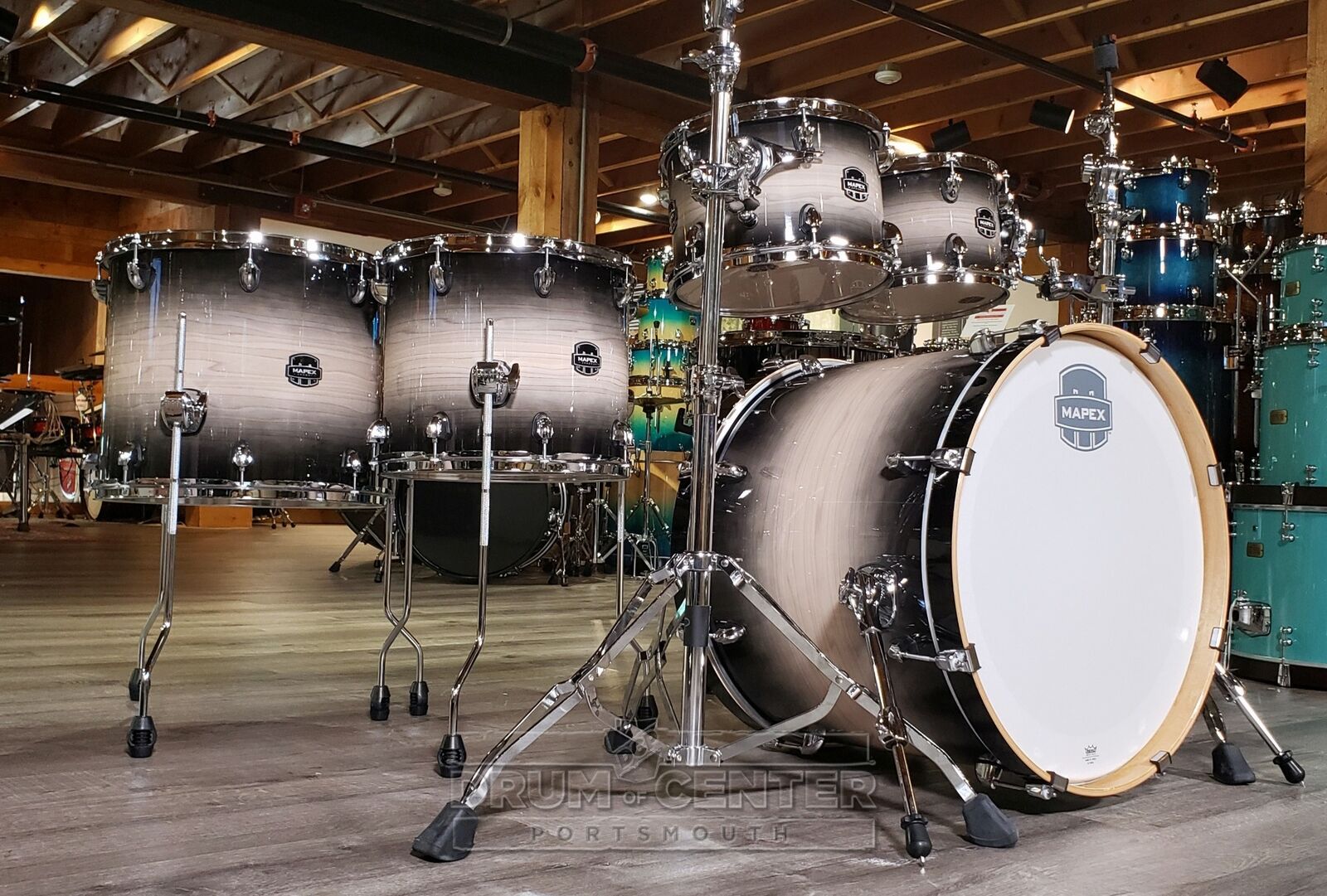 Mapex Armory Series 6pc Studioease Drum Set Black Burst – DCP Exclusive! 3