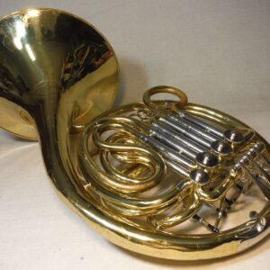 JUPITER JHR-852 DOUBLE FRENCH HORN BRASS WORKING GOOD W/DENTS CASE MOUTHPIECE - Image 19