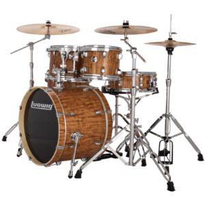 Ludwig LE520010 Element Evolution 5-Piece Drum Set with Zildjian Cymbals, Cherry - Image 3