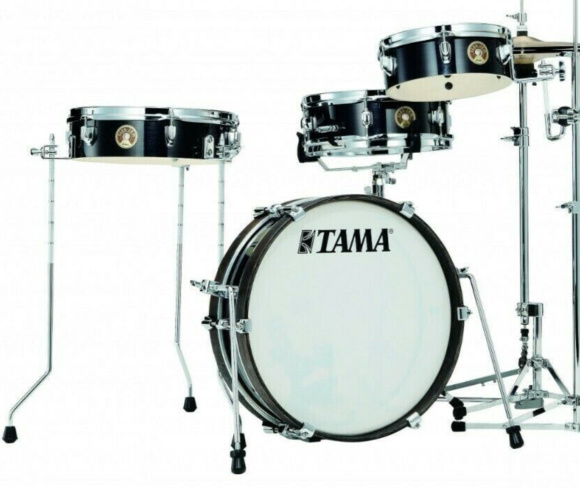 TAMA Club-JAM 4-Piece Pancake Drum Kit, Hairline Black – In Stock! 5