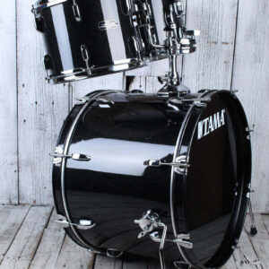 Tama ST52H5CBNS Stagestar 5 Piece Complete Drum Set with Stands and Throne Black - Image 4