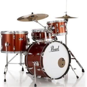 Pearl Roadshow RS584C/C 4-piece Complete Drum Set with Cymbals - Burnt Orange - Image 1