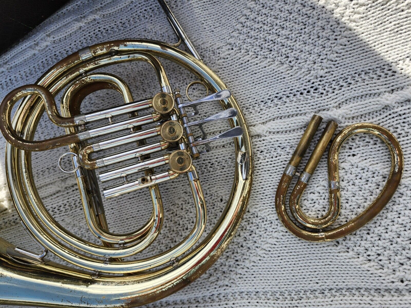French Horn, King 1156 Single Key F with Eb Slide & Hard Case, circa, circa 1977 16
