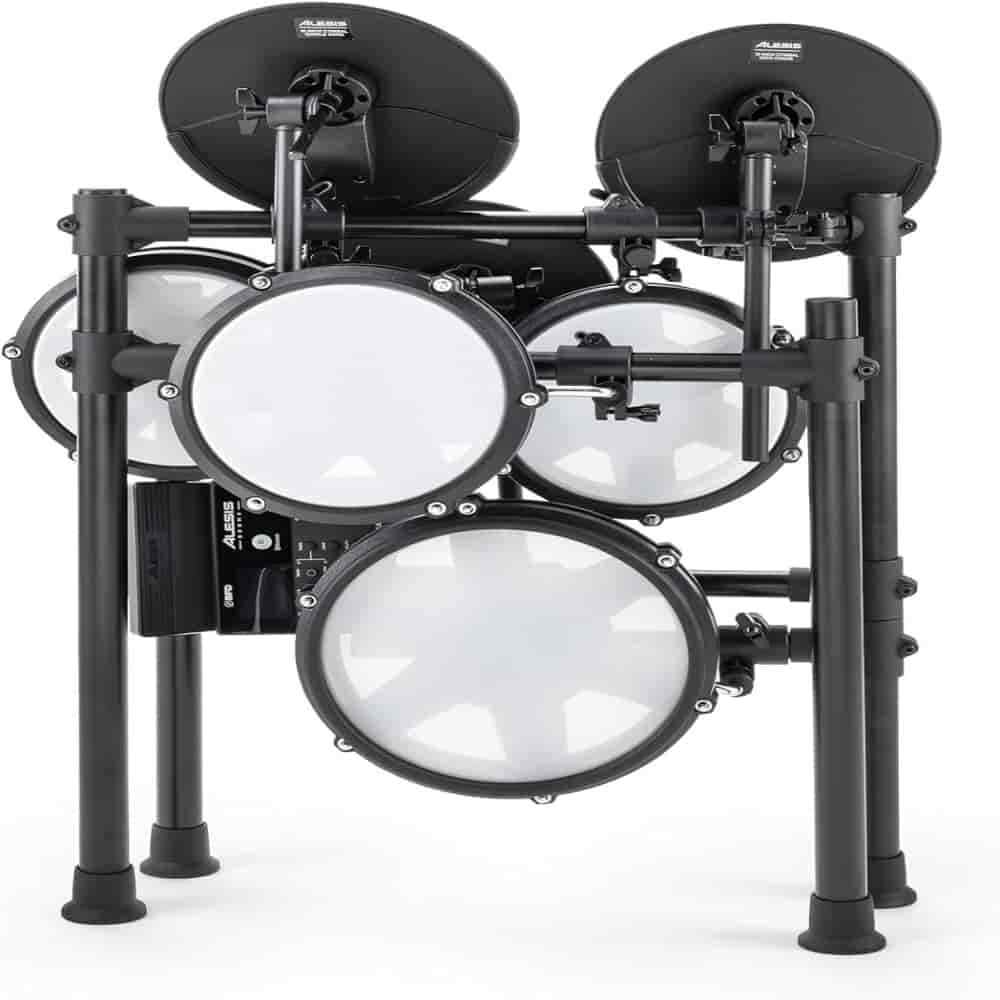 Alesis Nitro Max Kit Electric Drum Set with Quiet Mesh Pads, 10″ Dual Zone Snare 16