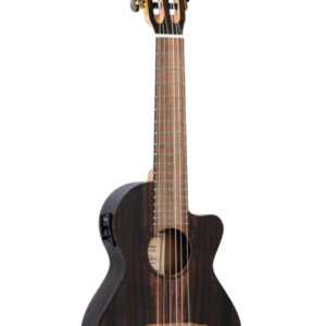 Ortega Guitarele - Travel Series - Full Ebony 6-String (RGL5EB) - Image 1