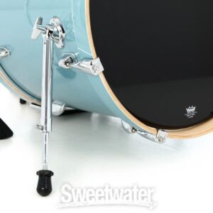 Mapex Venus 5-piece Fusion Complete Drum Set - Aqua Blue Sparkle - Image 4