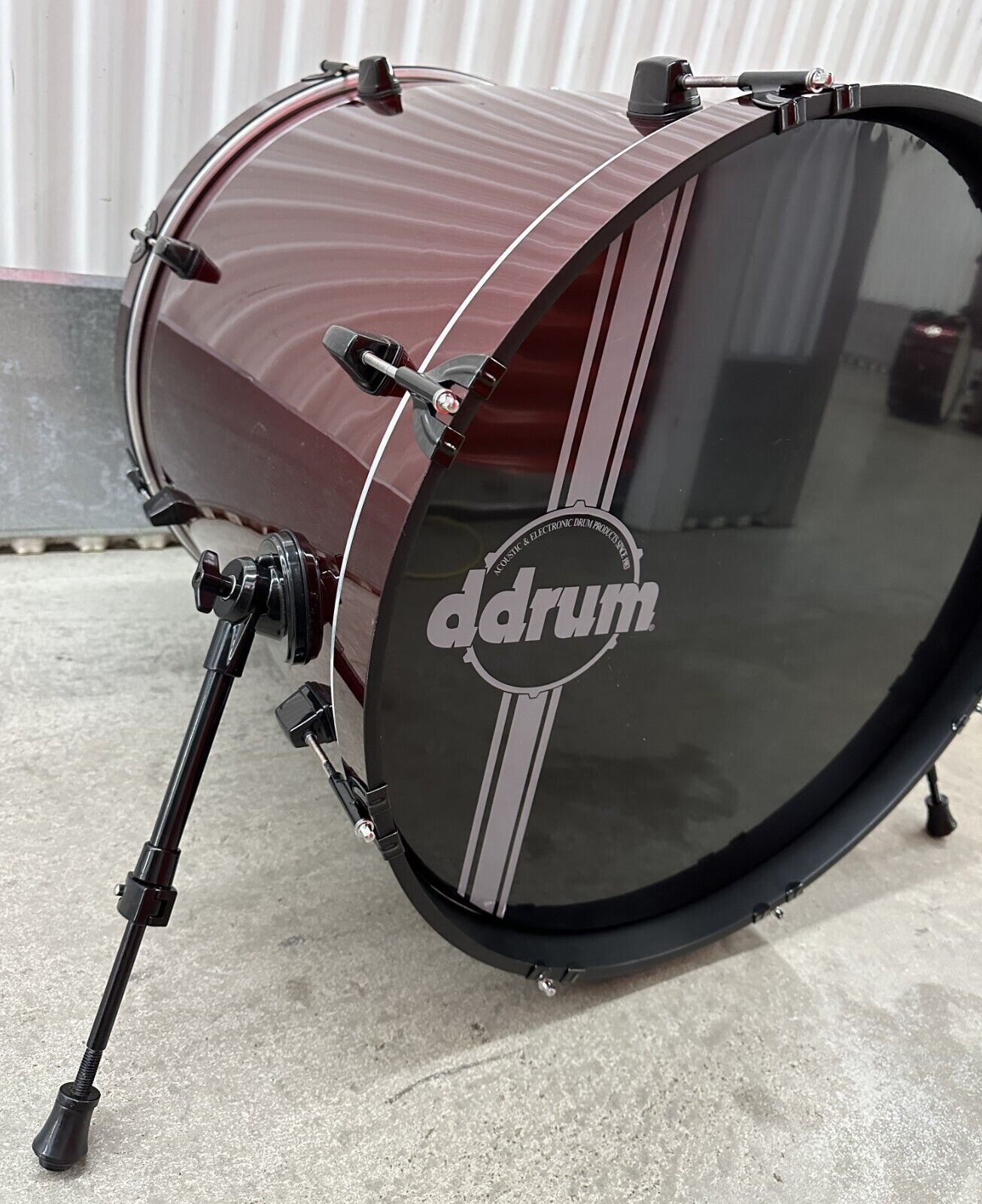 ddrum 5Pc Drum Set Shell Pack Kit Diablo Red / Black 17