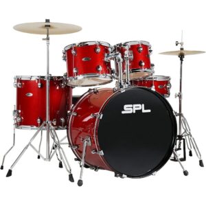 Sound Percussion Labs 5PC Unity II All In One Drum Set Desert Red Speckle - Image 1