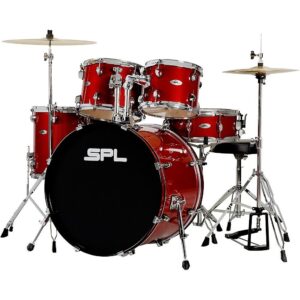 Sound Percussion Labs 5PC Unity II All In One Drum Set Desert Red Speckle - Image 3