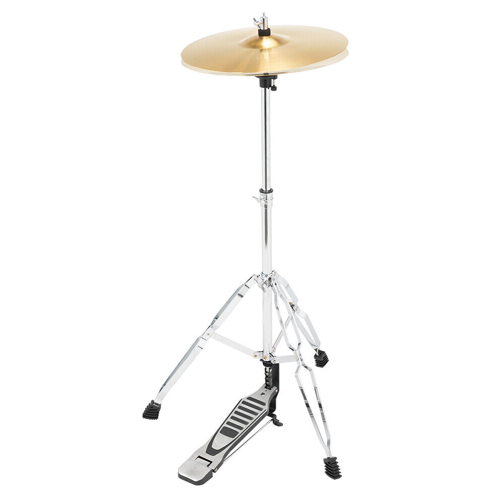 Glarry 5 Pack Full Size Complete Adult Drum Set Cymbal Stands, Stool, Drum Peda 4