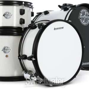 Ludwig Questlove Pocket Kit Complete Drum Set - Silver Sparkle - Image 2
