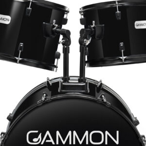 5 PC Adult Drum Set, Full Size Beginner Percussion Kit with Stool and Stands - Image 5