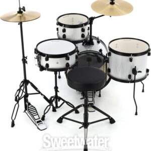 Ludwig Questlove Pocket Kit Complete Drum Set - Silver Sparkle - Image 6