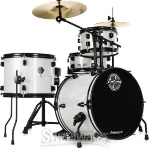 Ludwig Questlove Pocket Kit Complete Drum Set - Silver Sparkle - Image 7