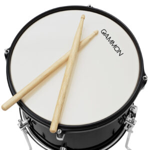5-Piece Junior Drum Set, Beginner Percussion Kit with Stool and Stands - Image 3