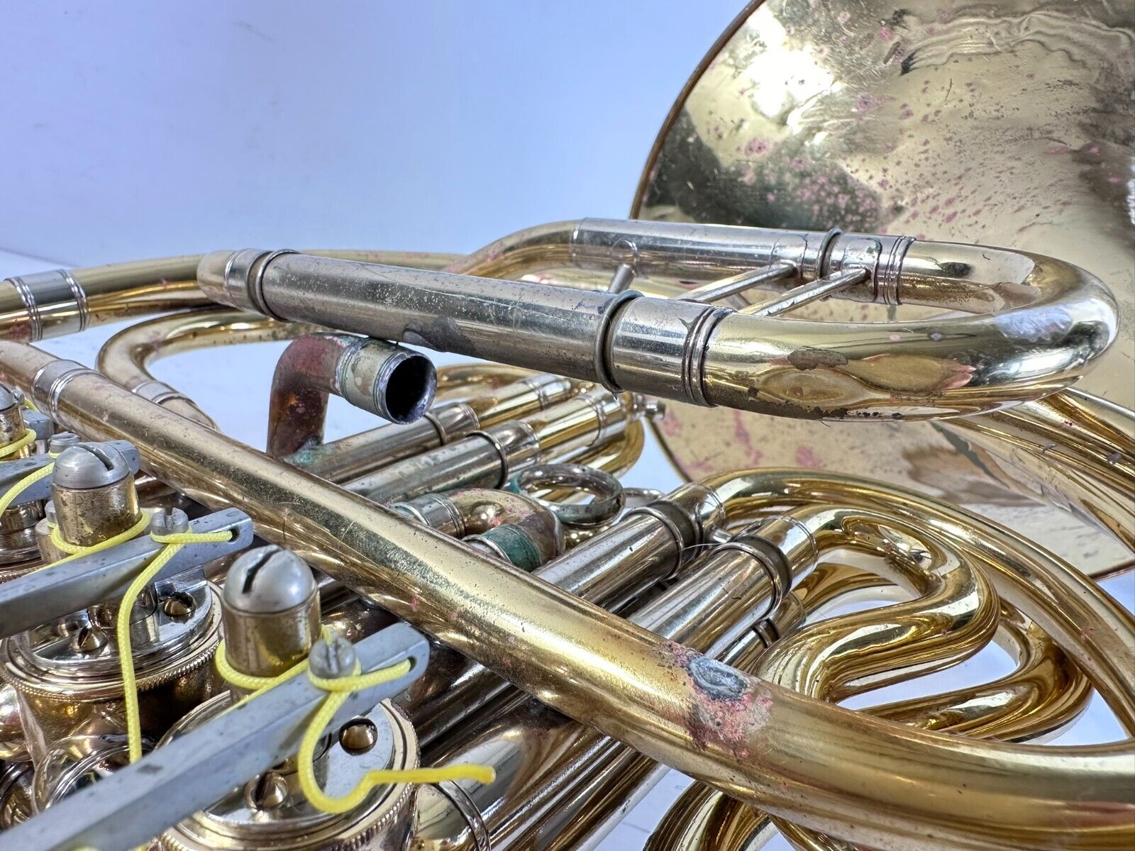 Conn French Horn Needs TLC Repair USA Hard Case 17