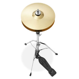 5-Piece Junior Drum Set, Beginner Percussion Kit with Stool and Stands - Image 5