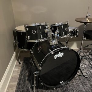 PDP by DW Encore 5 piece Drum Kit with Cymbals, Seat (throne), and Music Stand - Image 3