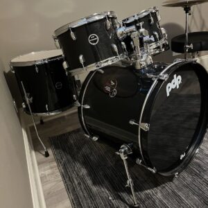 PDP by DW Encore 5 piece Drum Kit with Cymbals, Seat (throne), and Music Stand - Image 5