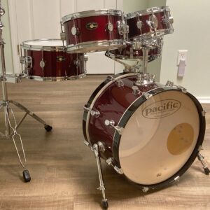 PDP by DW Pacific Chameleon Compact Travel Drum Set 2000s - Wine Red - Image 2
