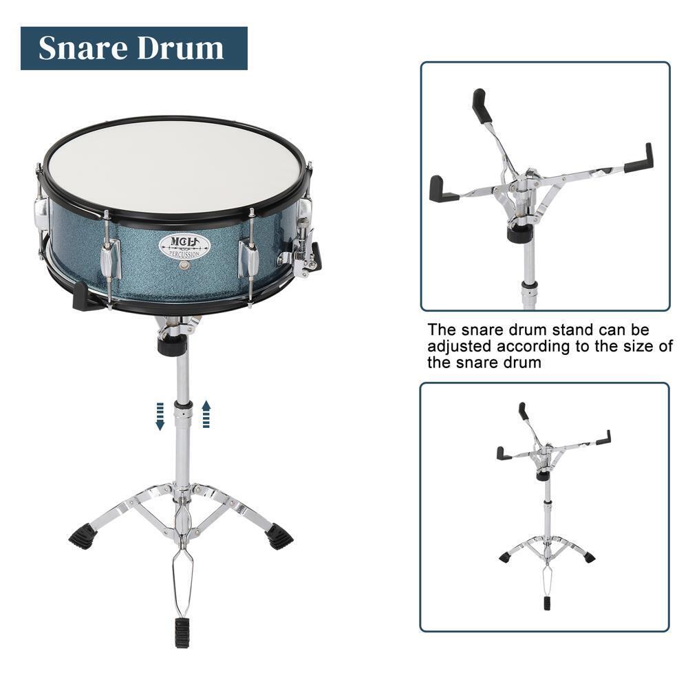 22 Inch Full Size Adult Drum Set 5-Piece Kit with Stool & Sticks Complet 8