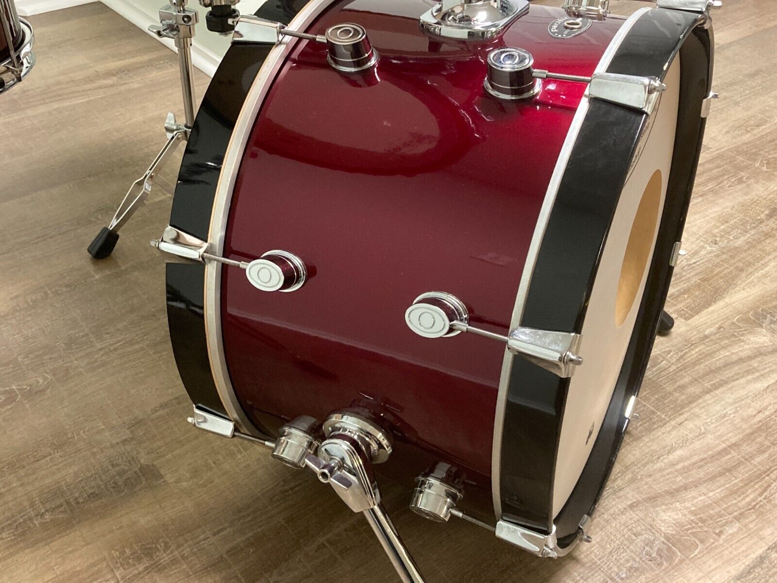 PDP by DW Pacific Chameleon Compact Travel Drum Set 2000s – Wine Red 6