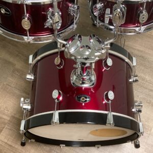PDP by DW Pacific Chameleon Compact Travel Drum Set 2000s - Wine Red - Image 7
