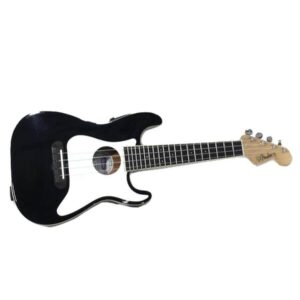 Fender FULLERTON STRAT UKE BLK ST Black Acoustic Guitar - Image 1