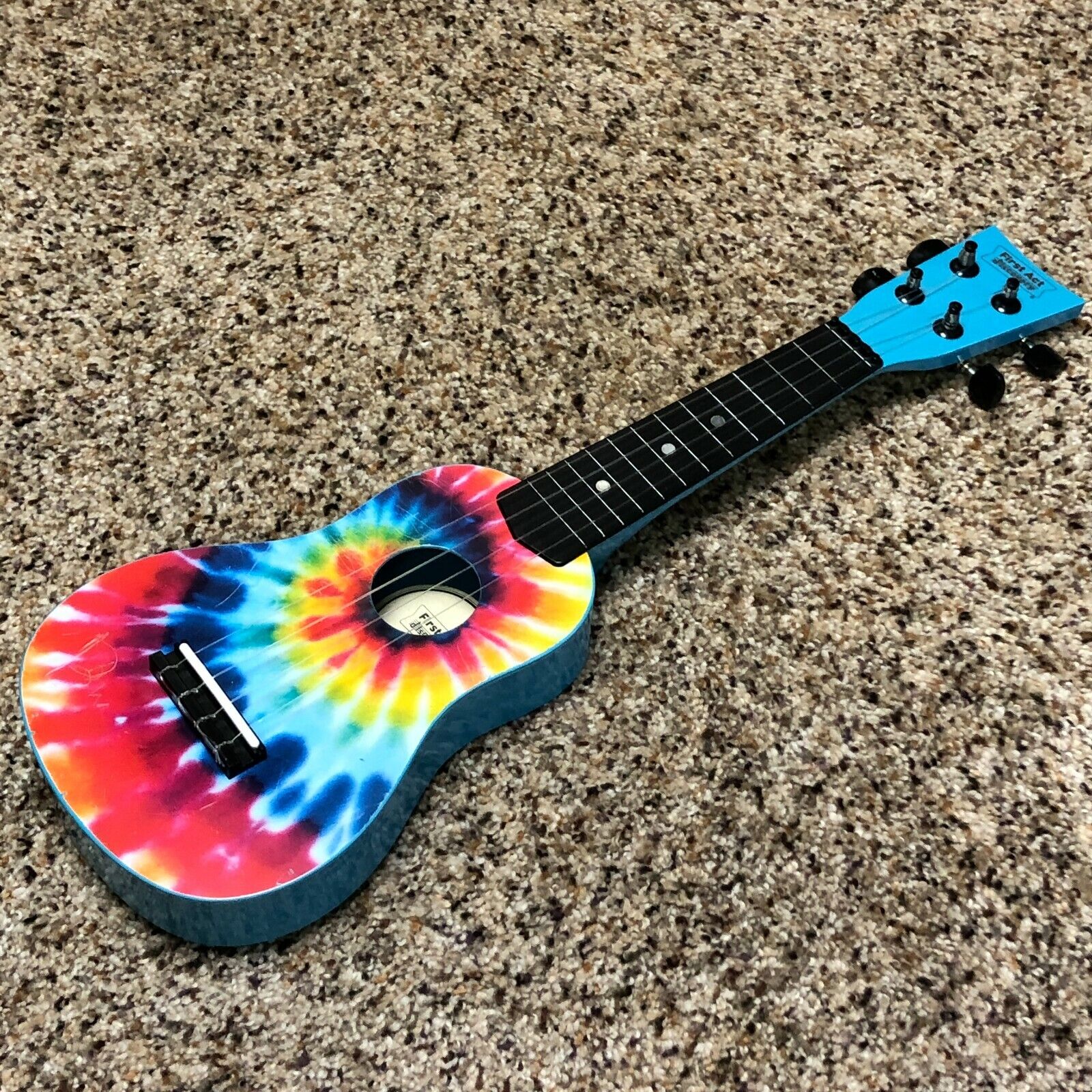 First Act Discovery tie dyed ukulele 2