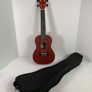 JMFinger, 4-String Ukulele (JMF-UK02-23WR) with Kit Wine Red - Image 1