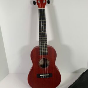 JMFinger, 4-String Ukulele (JMF-UK02-23WR) with Kit Wine Red - Image 3
