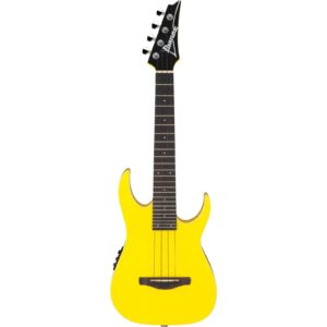 Ibanez URGT100 Electric Tenor Ukulele in Sun Yellow High Gloss w/ Gig Bag - Image 2