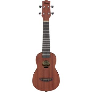 Ibanez UKS100OPN Soprano Ukulele w/ Bag - Open Pore Natural - Image 2