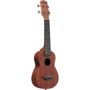 Ibanez UKS100OPN Soprano Ukulele w/ Bag - Open Pore Natural - Image 3
