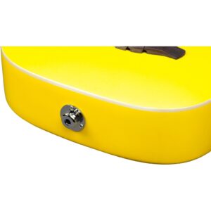 Ibanez URGT100 Electric Tenor Ukulele in Sun Yellow High Gloss w/ Gig Bag - Image 10
