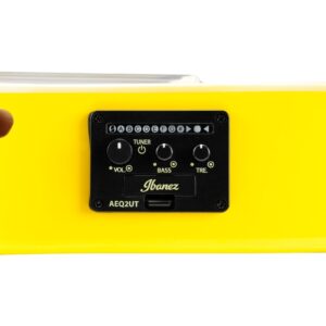 Ibanez URGT100 Electric Tenor Ukulele in Sun Yellow High Gloss w/ Gig Bag - Image 11