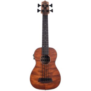 Kala U Bass 20” Scale Bass Ukulele Exotic Mahogany with EQ and Bag - Image 2