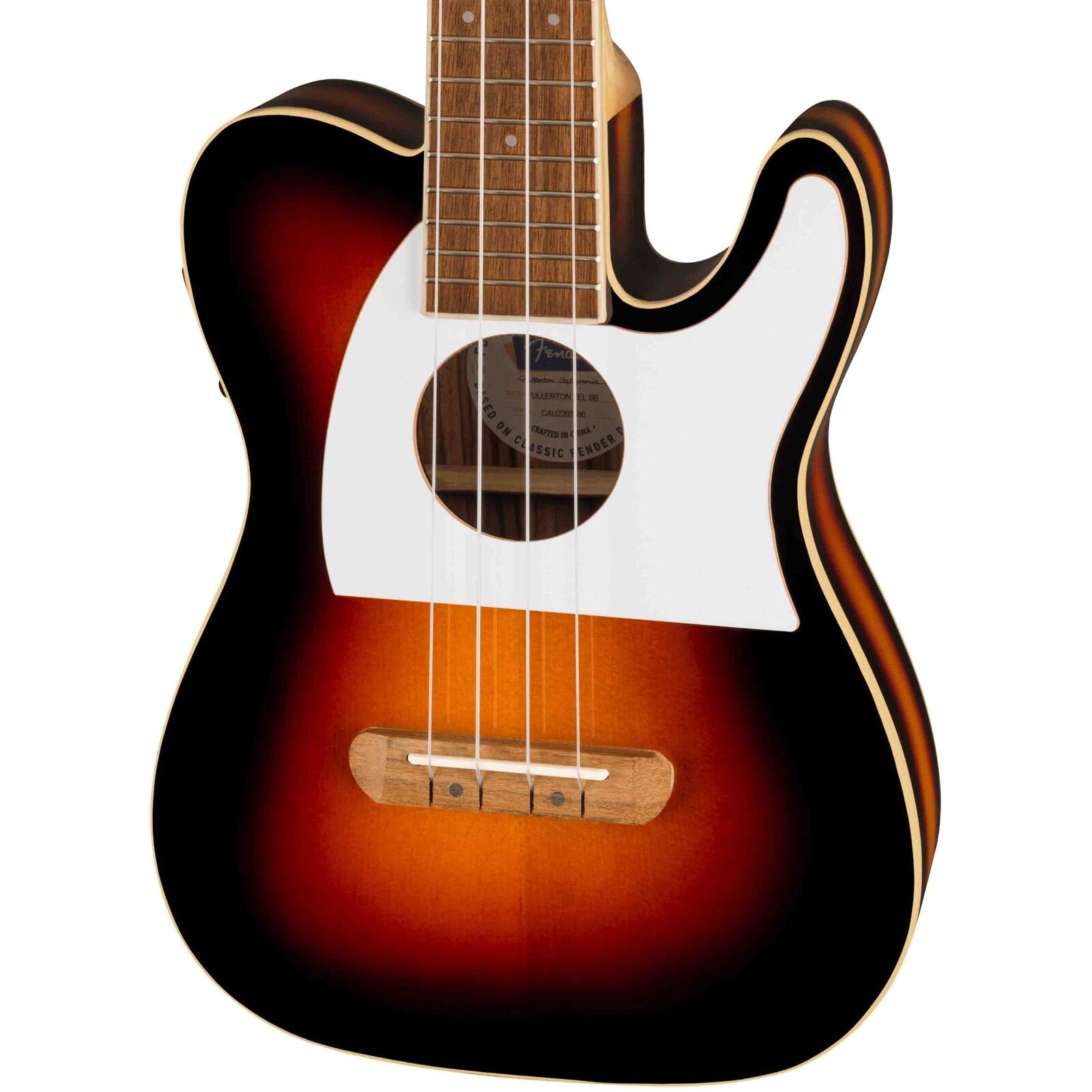 Fender Fullerton Tele Ukulele – 2-Color Sunburst, Walnut Fingerboard 1